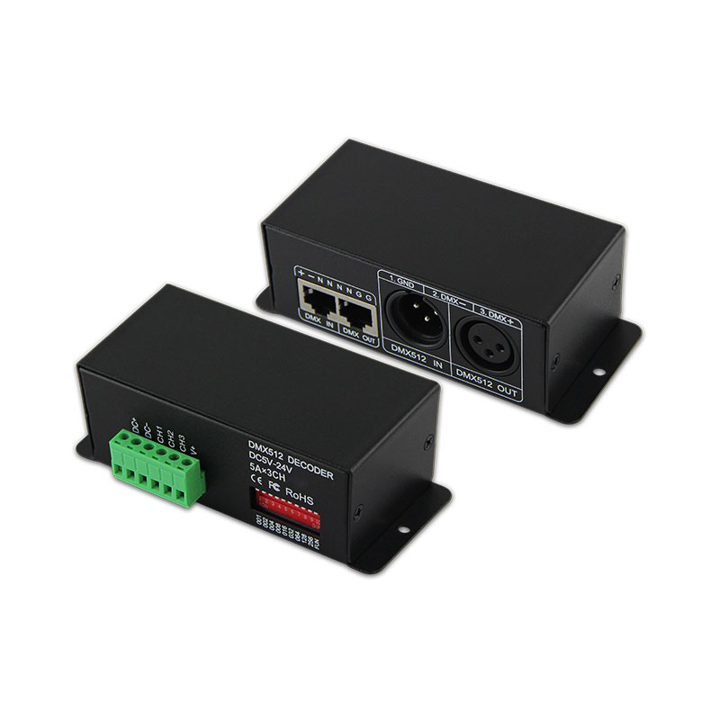 DC5V-24V DMX512 Constant Voltage Decoder BC-803 DC5V-24V DMX512 Constant Voltage Decoder BC-803